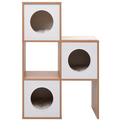 Kattemøbel Kattehus med sisal klorematte 100 cm