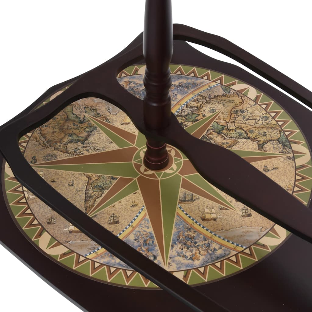 Vinstativ Frittstående globus barstativ heltre eukalyptus grønn