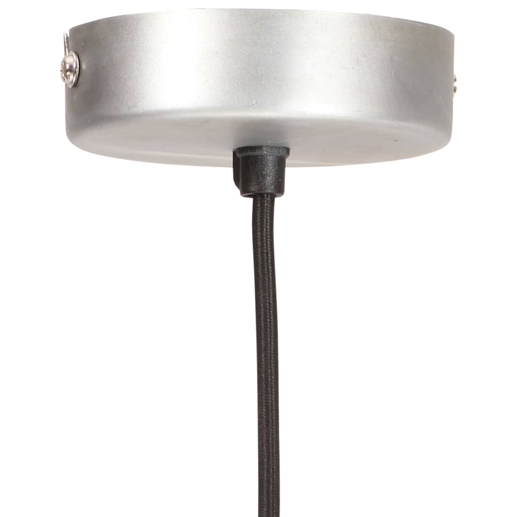 Taklampe Industriell hengelampe 25 W sølv rund 19 cm E27