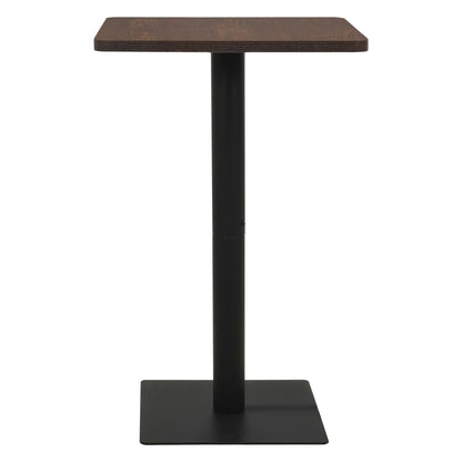 Barbord Kafebord Bistrobord mørk aske 78,5x78,5x107 cm