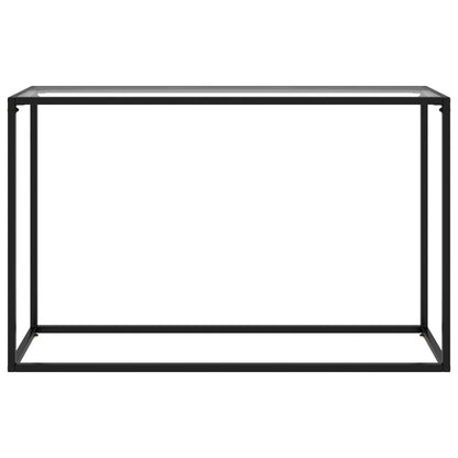 Avlastningsbord Konsollbord DIV. gjennomsiktig 120x35x75 cm herdet glass