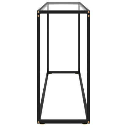 Avlastningsbord Konsollbord DIV. gjennomsiktig 120x35x75 cm herdet glass