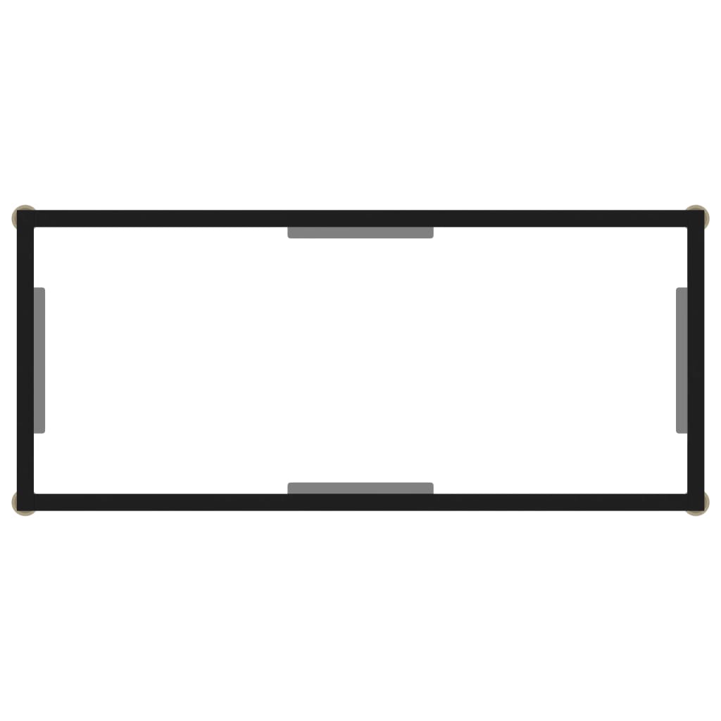 Avlastningsbord konsollbord DIV. gjennomsiktig 80x35x75 cm herdet glass