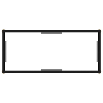 Avlastningsbord konsollbord DIV. gjennomsiktig 80x35x75 cm herdet glass