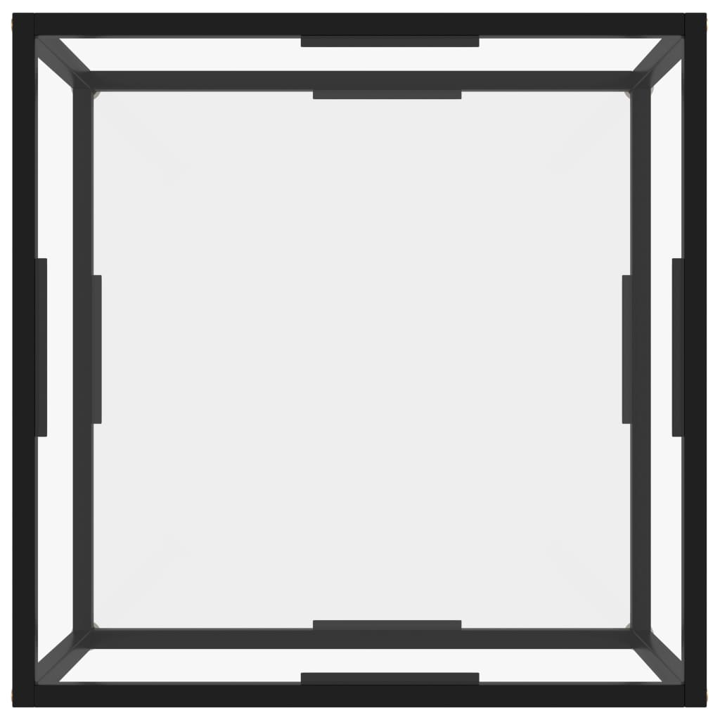 Salongbord Sofabord DIV. gjennomsiktig 60x60x35 cm herdet glass