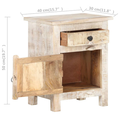 Nattbord Sengbord 40x30x50 cm grovt akasietre