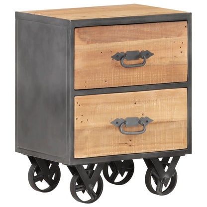 Nattbord Sengbord Tre Gjenvunnet Heltre 40x30x51 cm