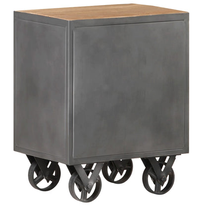 Nattbord Sengbord Tre Gjenvunnet Heltre 40x30x51 cm