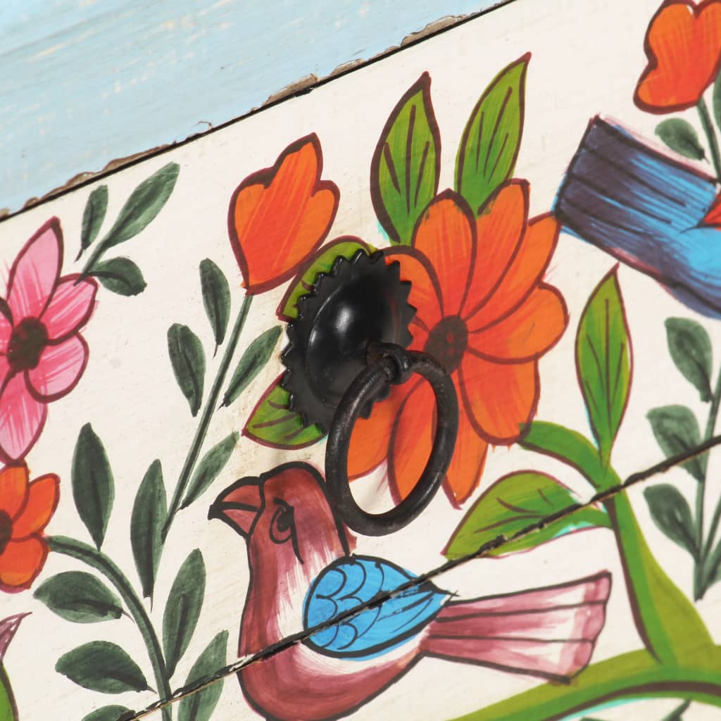 Nattbord Sengbord Tre Håndmalt nattbord 40x30x50 cm heltre mango