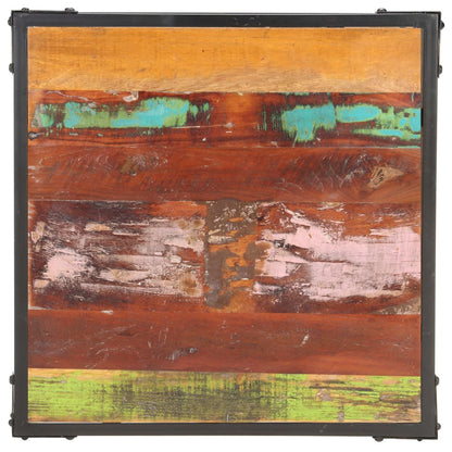 Salongbord Sofabord Tre Gjenvunnet Heltre 60x60x35 cm