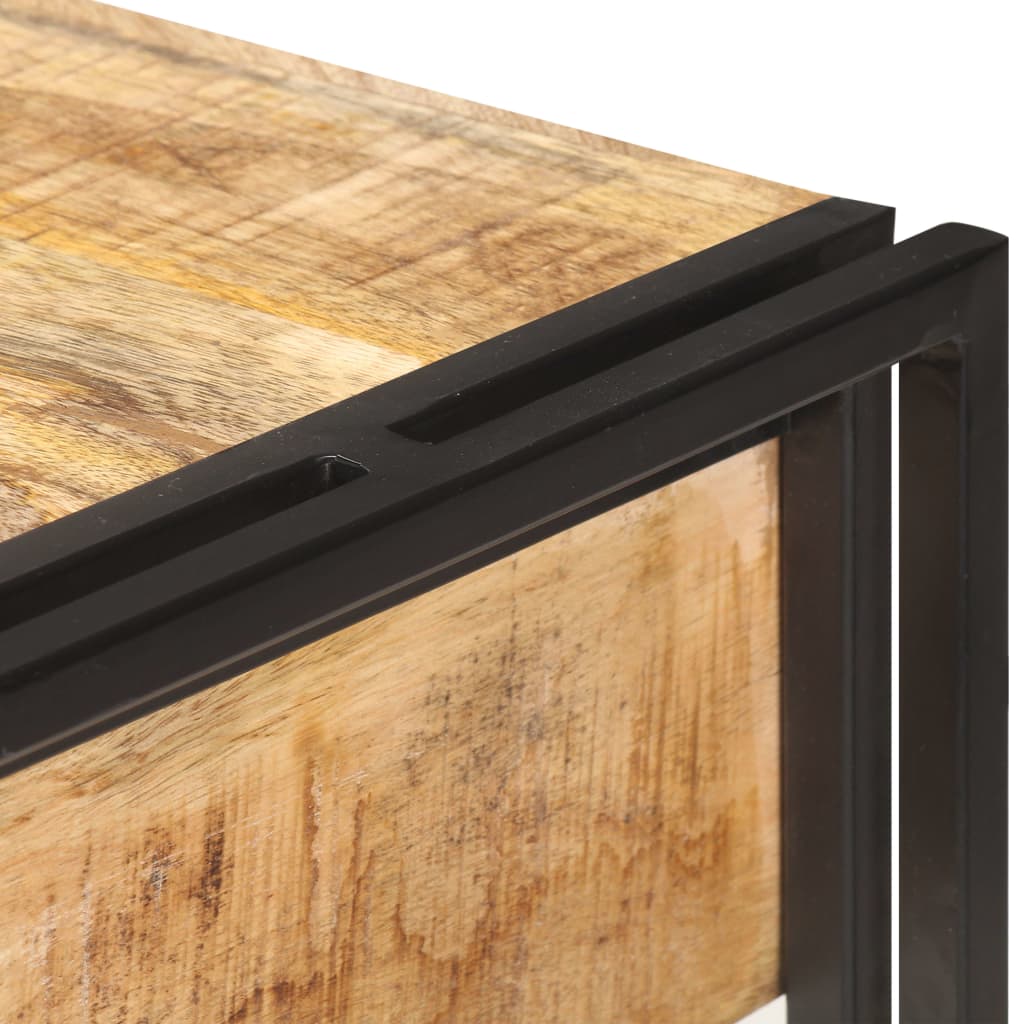 Skjenk Tre 120x30x75 cm grov heltre mango