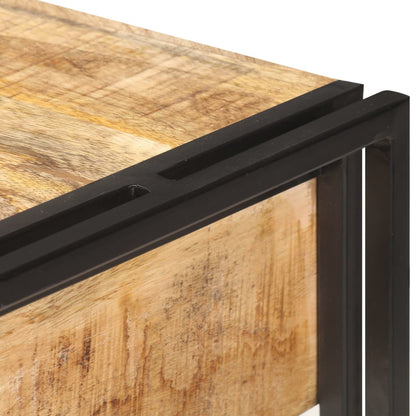 Skjenk Tre 120x30x75 cm grov heltre mango