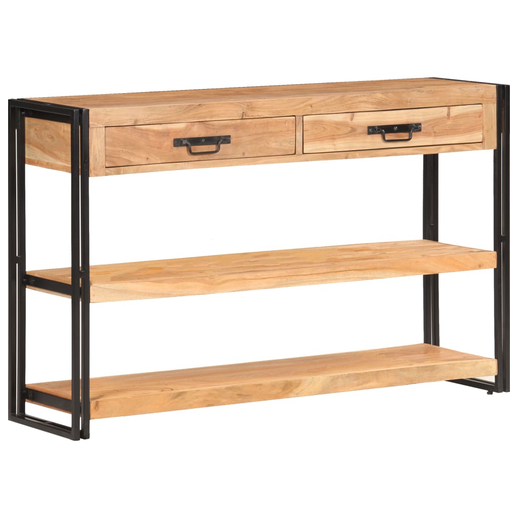 Skjenk Tre 120x30x75 cm heltre akasie