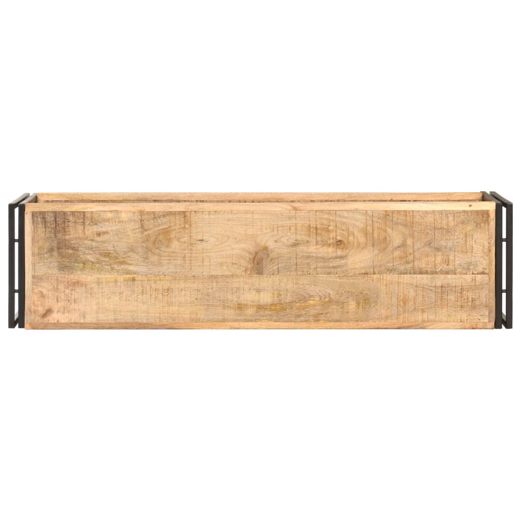 TV-benk 120x30x40 cm grovt mangotre