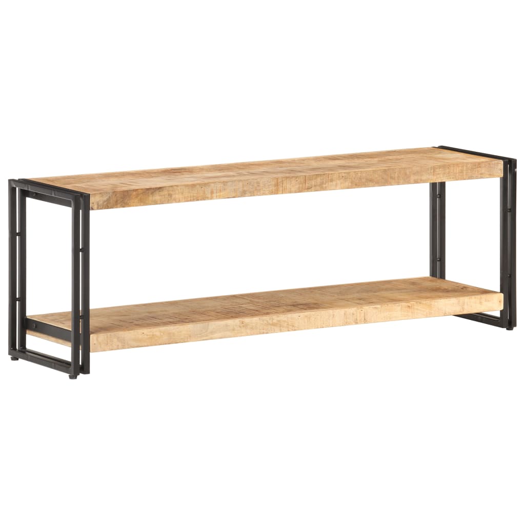 TV-benk 120x30x40 cm grovt mangotre