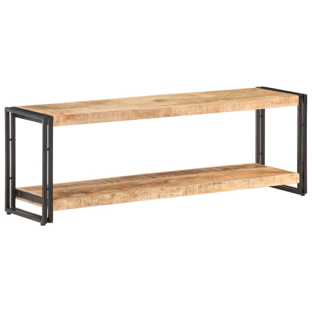 TV-benk 120x30x40 cm grovt mangotre