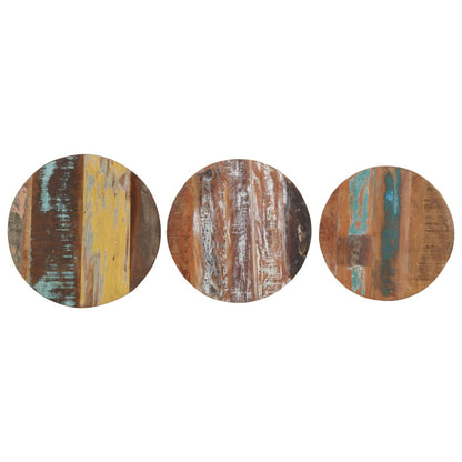 Sidebord Tre 3 stk gjenvunnet heltre