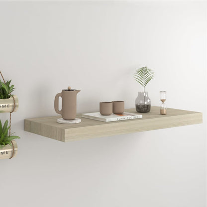 Vegghylle Flytende eik 60x23,5x3,8 cm MDF