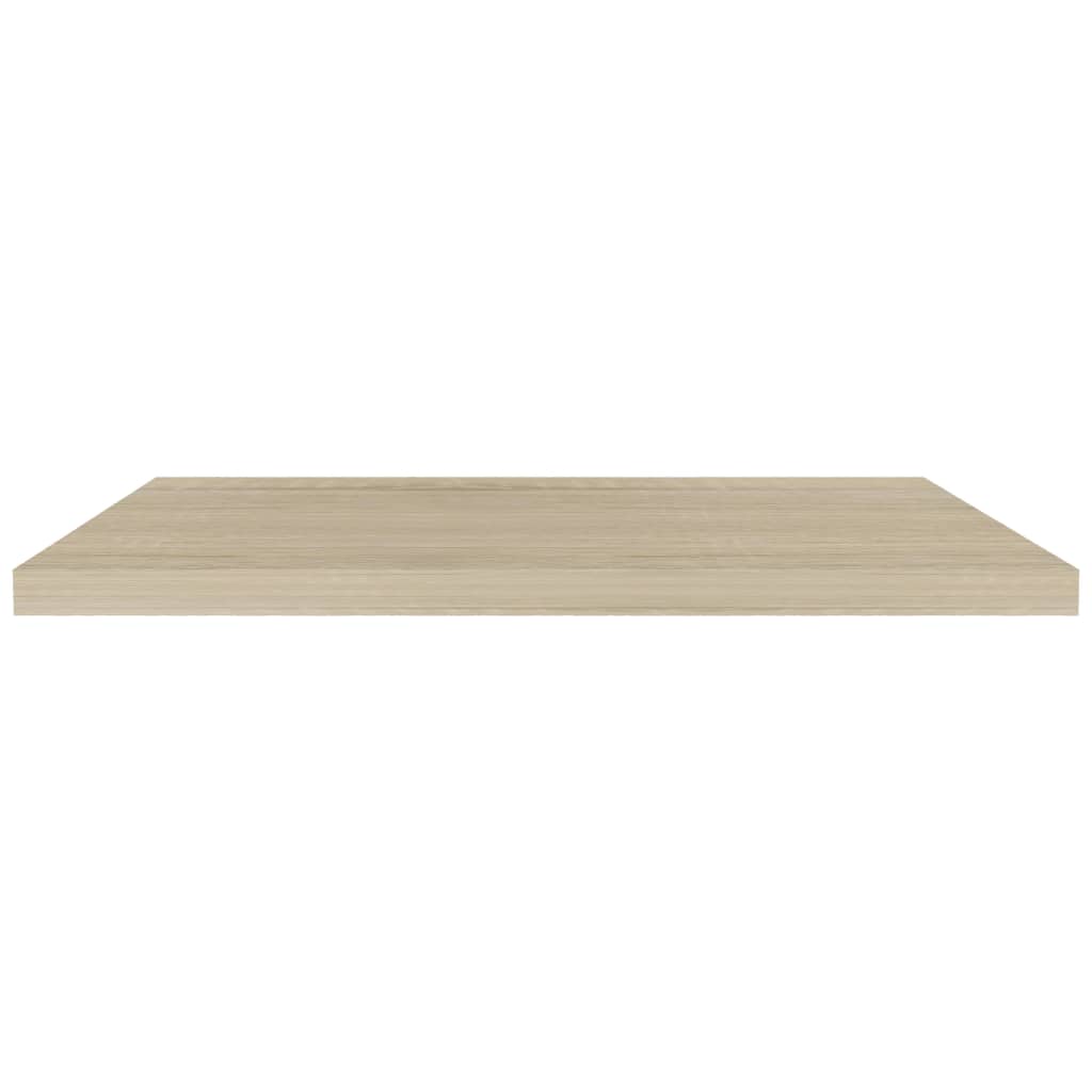 Vegghylle Flytende eik 90x23,5x3,8 cm MDF