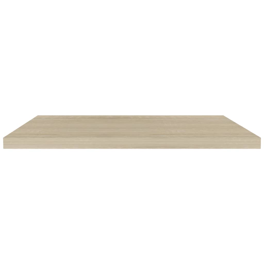 Vegghylle Brun Eik Flytende 4 stk 90x23,5x3,8 cm