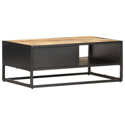 Salongbord Sofabord Tre Heltre Mango med utskåret dør 90x55x36 cm