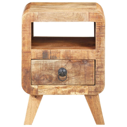 Nattbord Sengbord mango heltre 30x30x41 cm