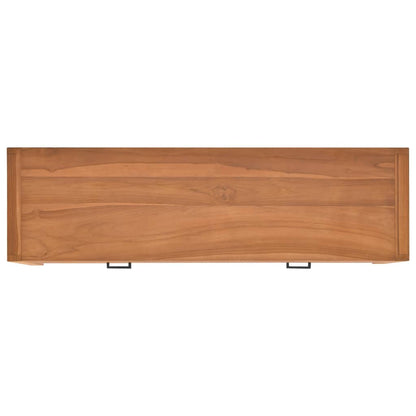 TV-benk 140x40x45 cm teak