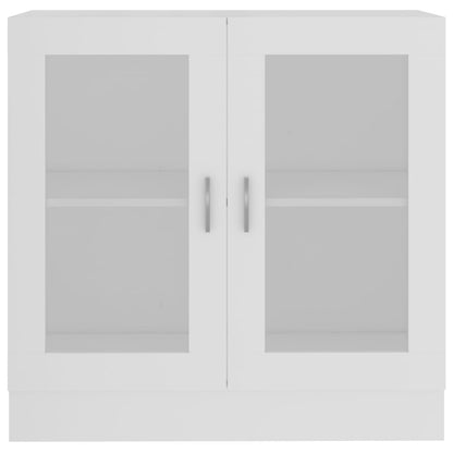 Vitrineskap Hvit 82,5x30,5x80 cm