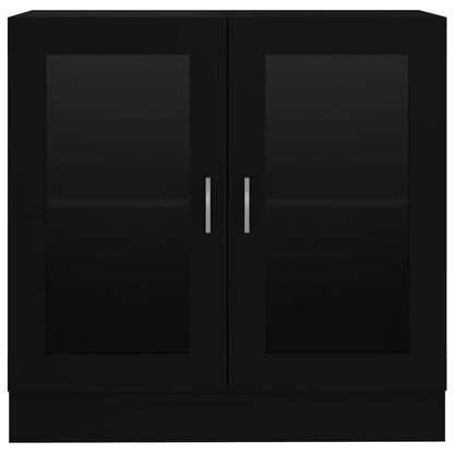 Vitrineskap Svart 82,5x30,5x80 cm