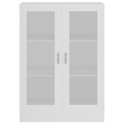 Vitrineskap Hvit 82,5x30,5x115 cm