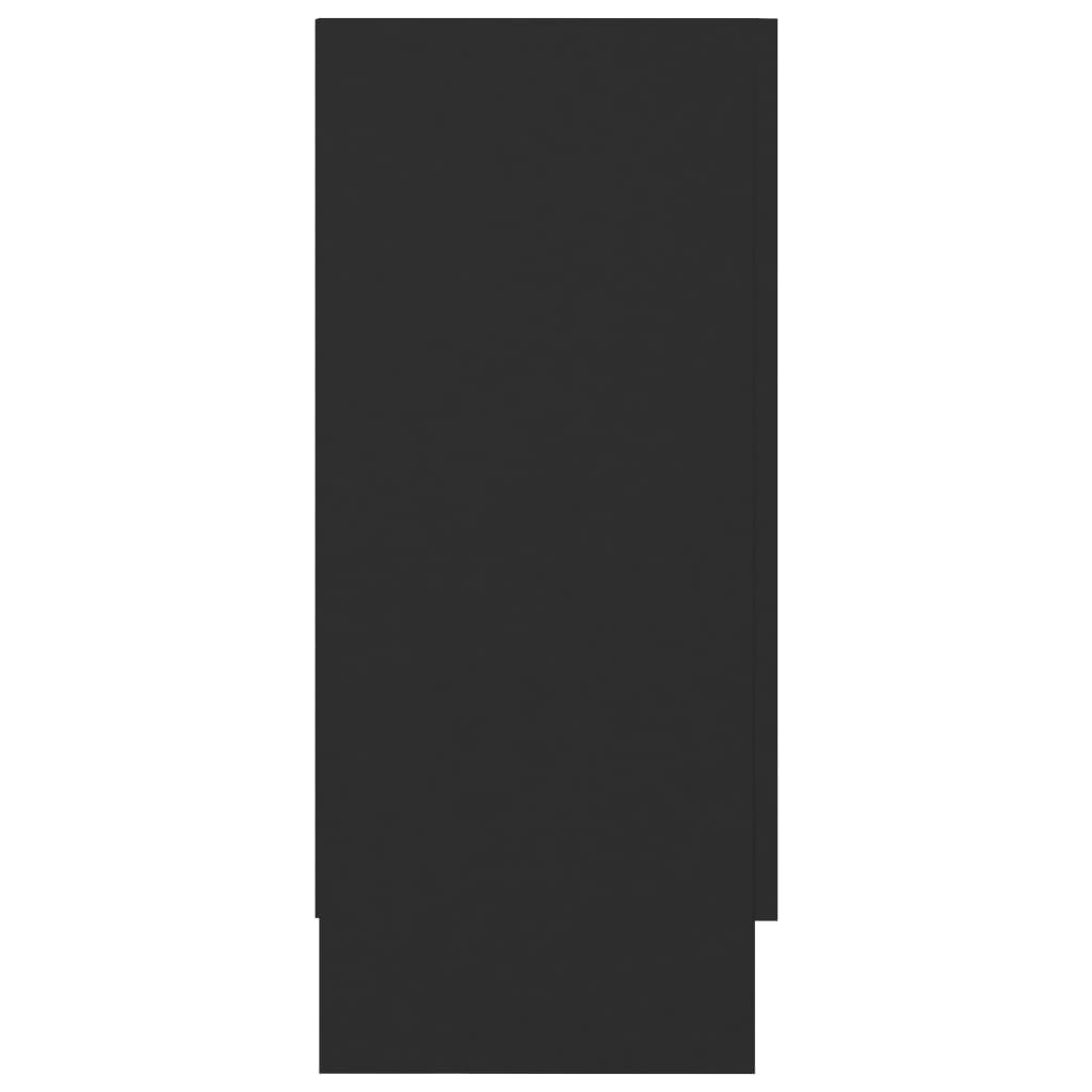 Skjenk Svart 120x30,5x70 cm