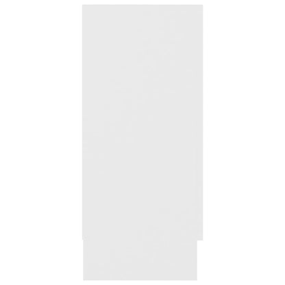 Vitrineskap Hvit 120x30,5x70 cm