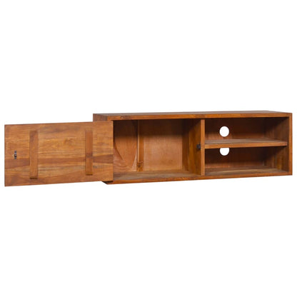 TV-benk Veggmontert 180x30x30 cm heltre teak