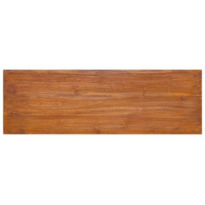 TV-benk Veggmontert 180x30x30 cm heltre teak