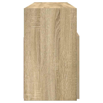 TV-Møbel Sonoma Eik TV-benk med LED-lys 120x30x50 cm