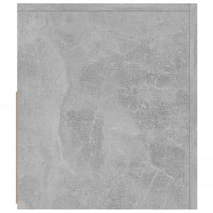 TV-Møbel Betonggrå TV-benk med LED-lys 120x35x40 cm