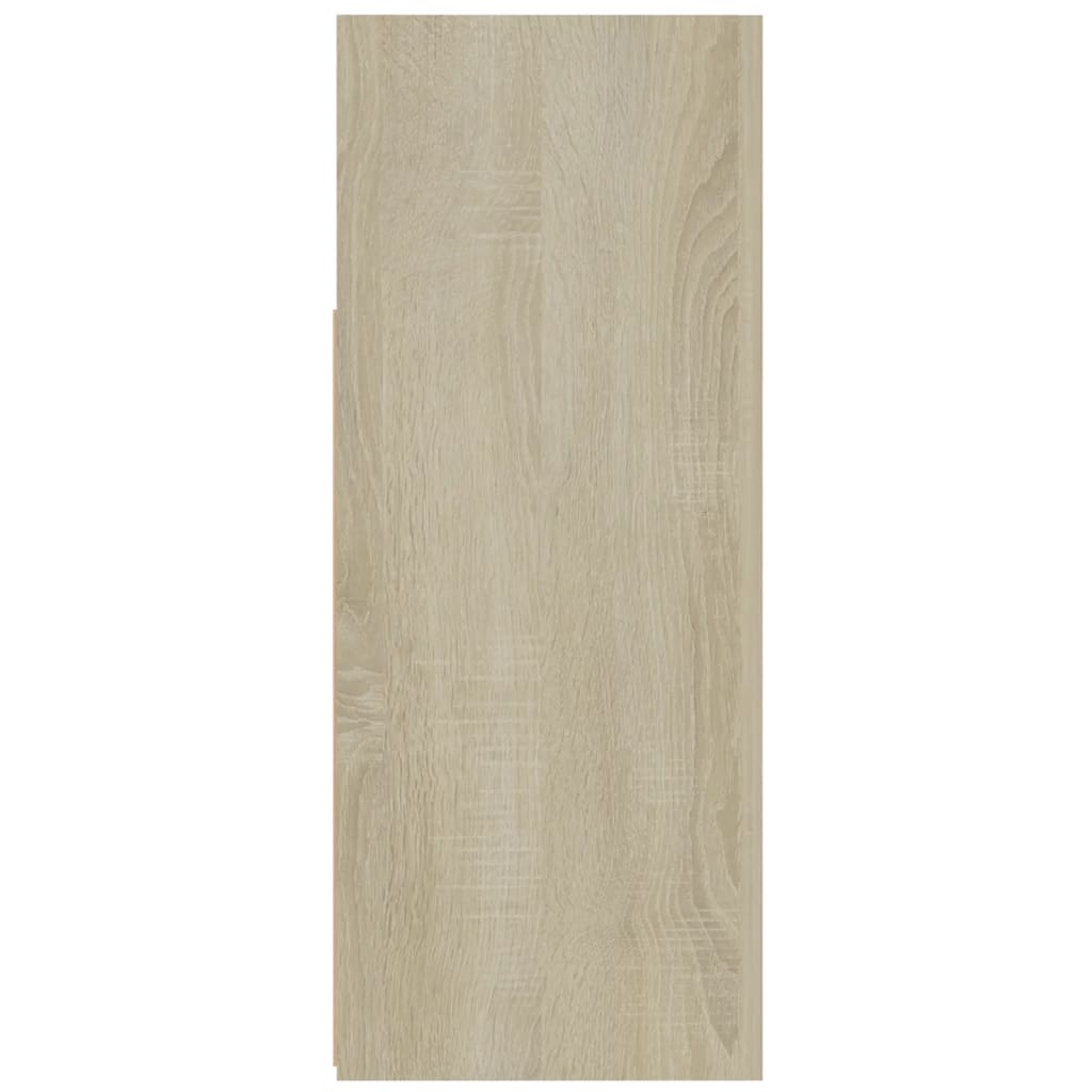 Skjenk Sonoma Eik med LED-lys 115,5x30x75 cm