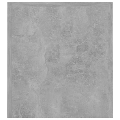 TV-Møbel Betonggrå TV-benk med LED-lys 120x35x40 cm