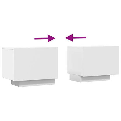 TV-Møbel Hvit Tv-benk 100x35x40 cm