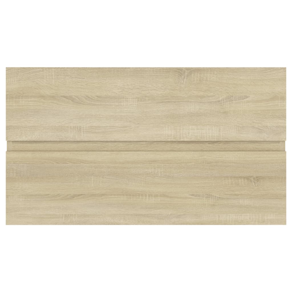 Baderomsservantskap sonoma eik 80x38,5x45 cm sponplate