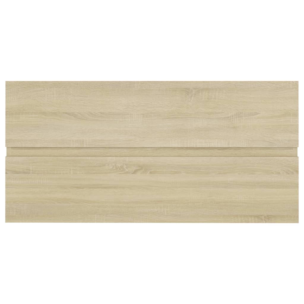 Baderomsservantskap sonoma eik 90x38,5x45 cm sponplate