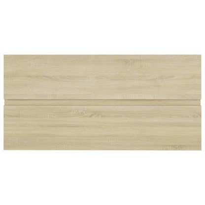 Baderomsservantskap sonoma eik 90x38,5x45 cm sponplate