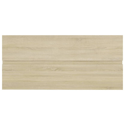 Baderomsservantskap sonoma eik 100x38,5x45 cm sponplate