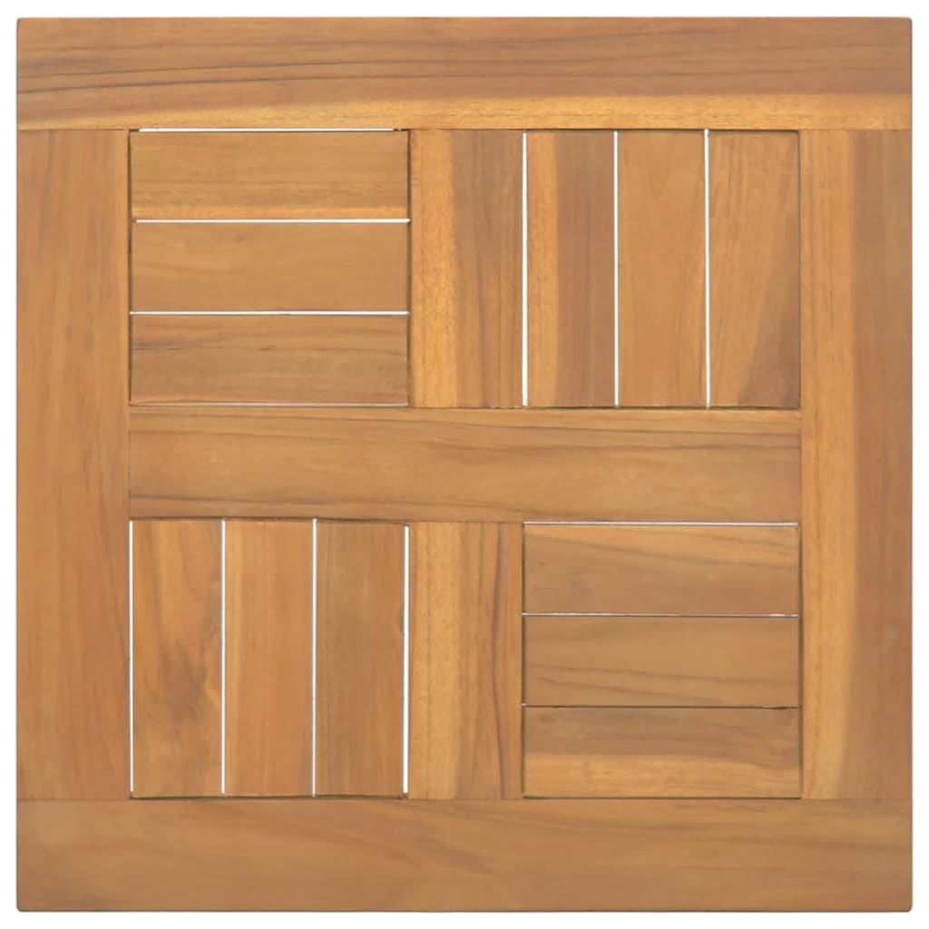 Bordplate Firkantet 40x40x2,5 cm heltre teak