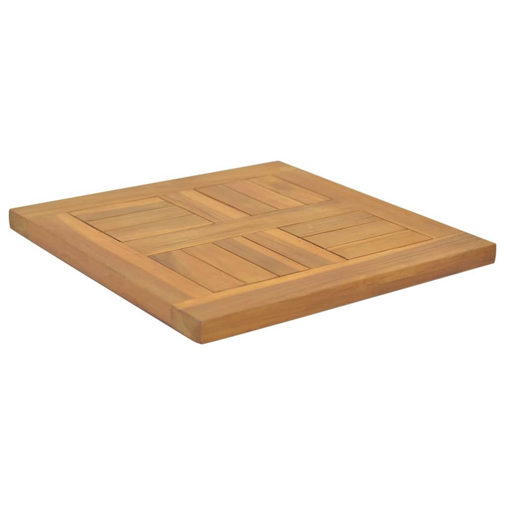 Bordplate Firkantet 40x40x2,5 cm heltre teak