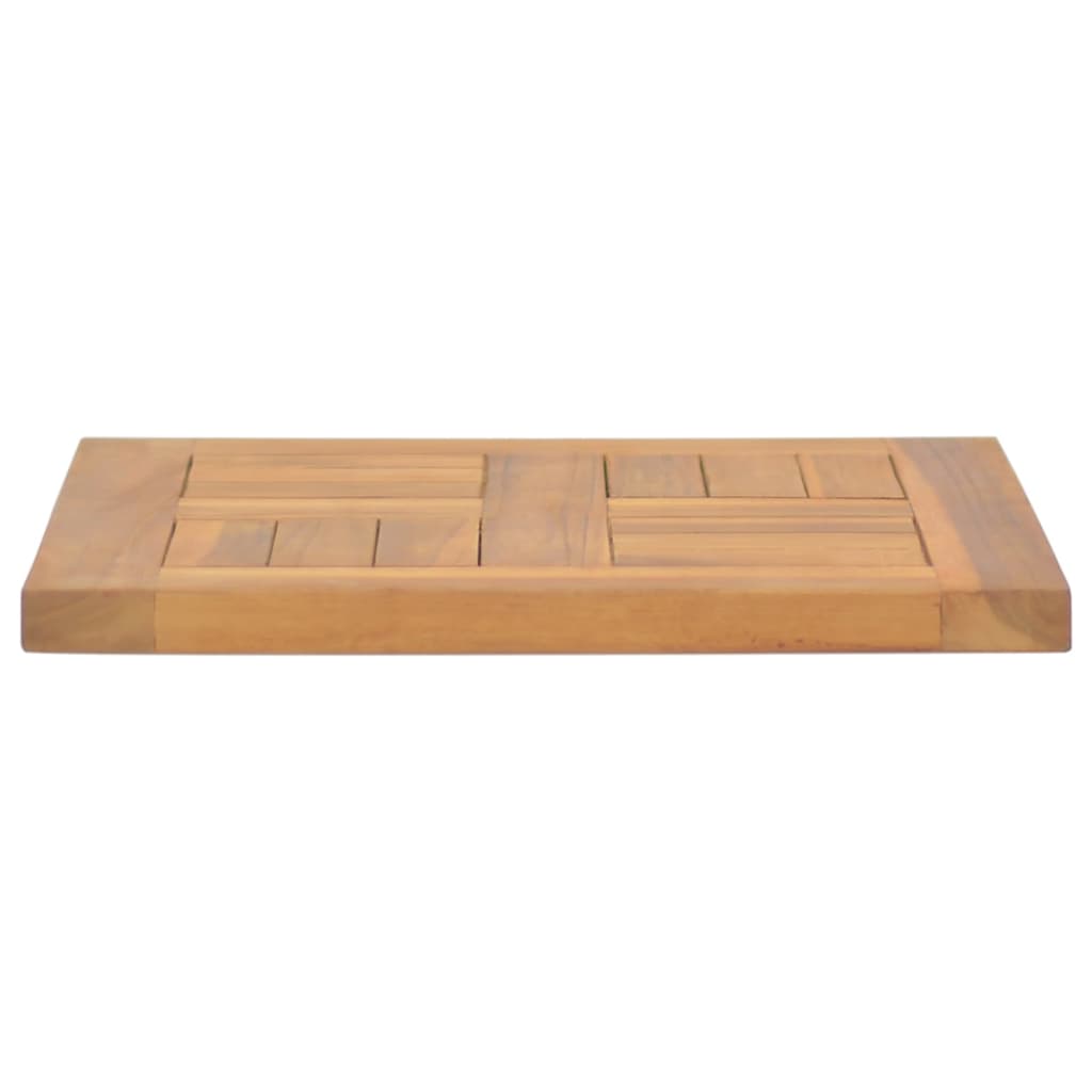 Bordplate Firkantet 40x40x2,5 cm heltre teak