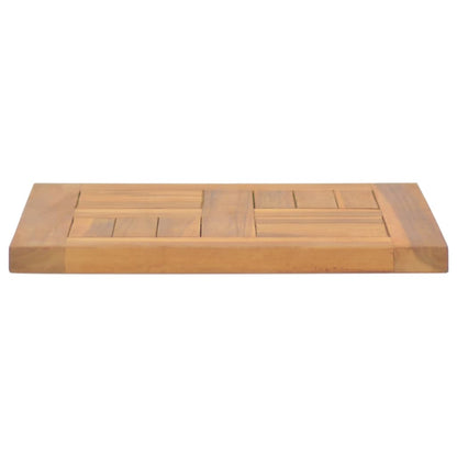 Bordplate Firkantet 40x40x2,5 cm heltre teak