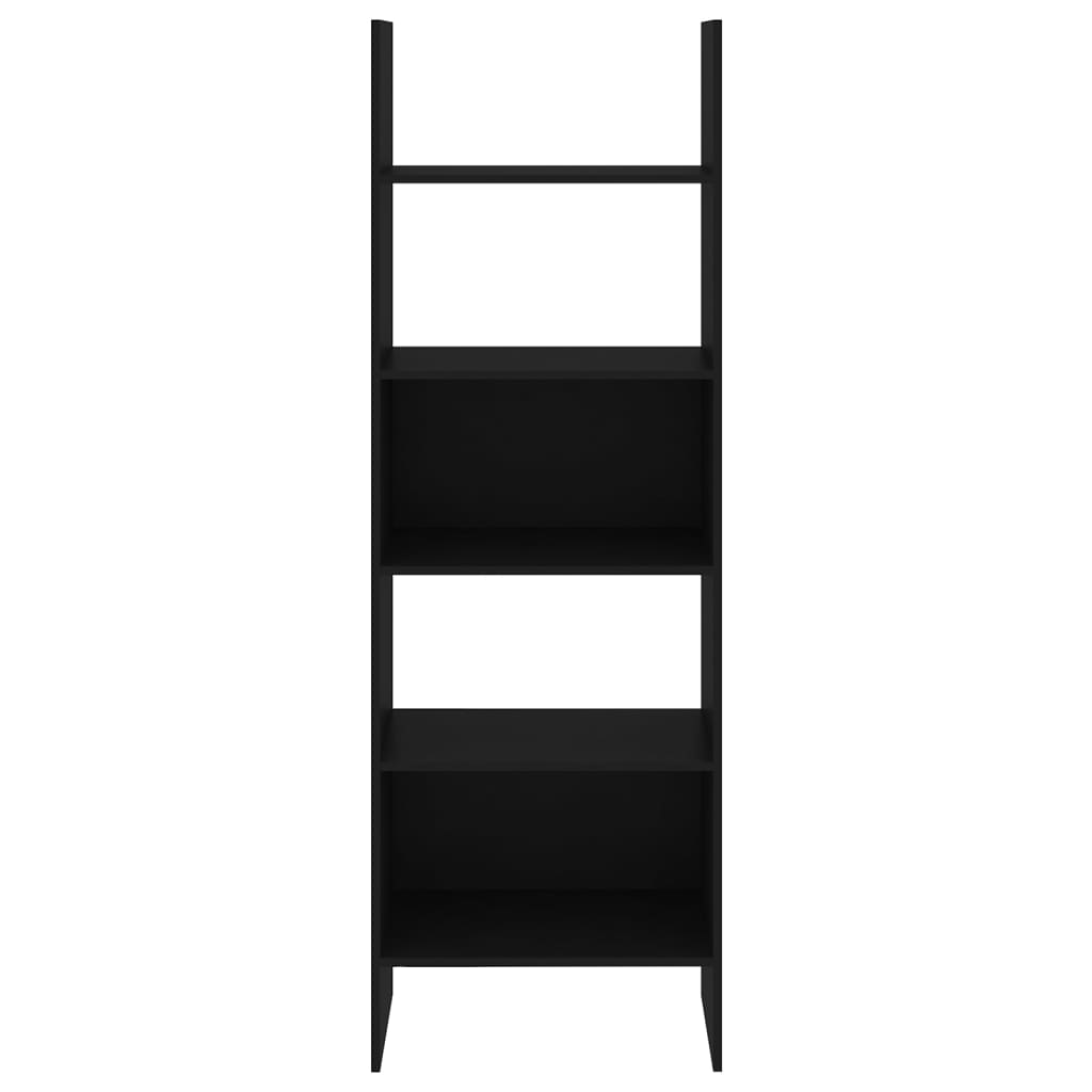 Bokhylle Svart 60x35x180 cm