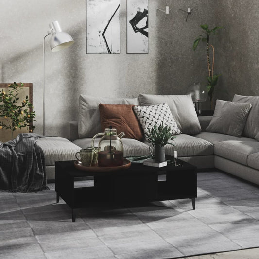 Salongbord Sofabord Svart 103,5x60x35 cm