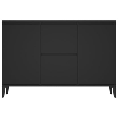 Skjenk Svart Eik 104x35x70 cm